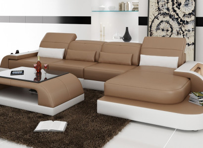 Couch Suite Upholstery Big xxl Sofas Couches Sofa Living landscape Corner sofa + Table